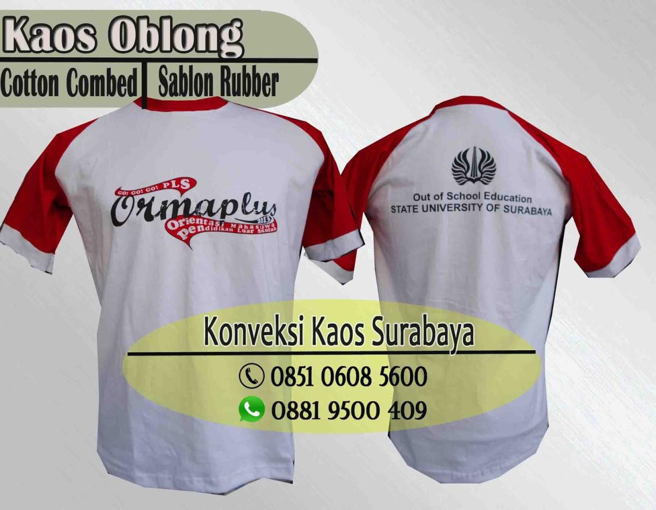 Rekomendasi Konveksi Kaos Sablon Terbaik dan Terpercaya