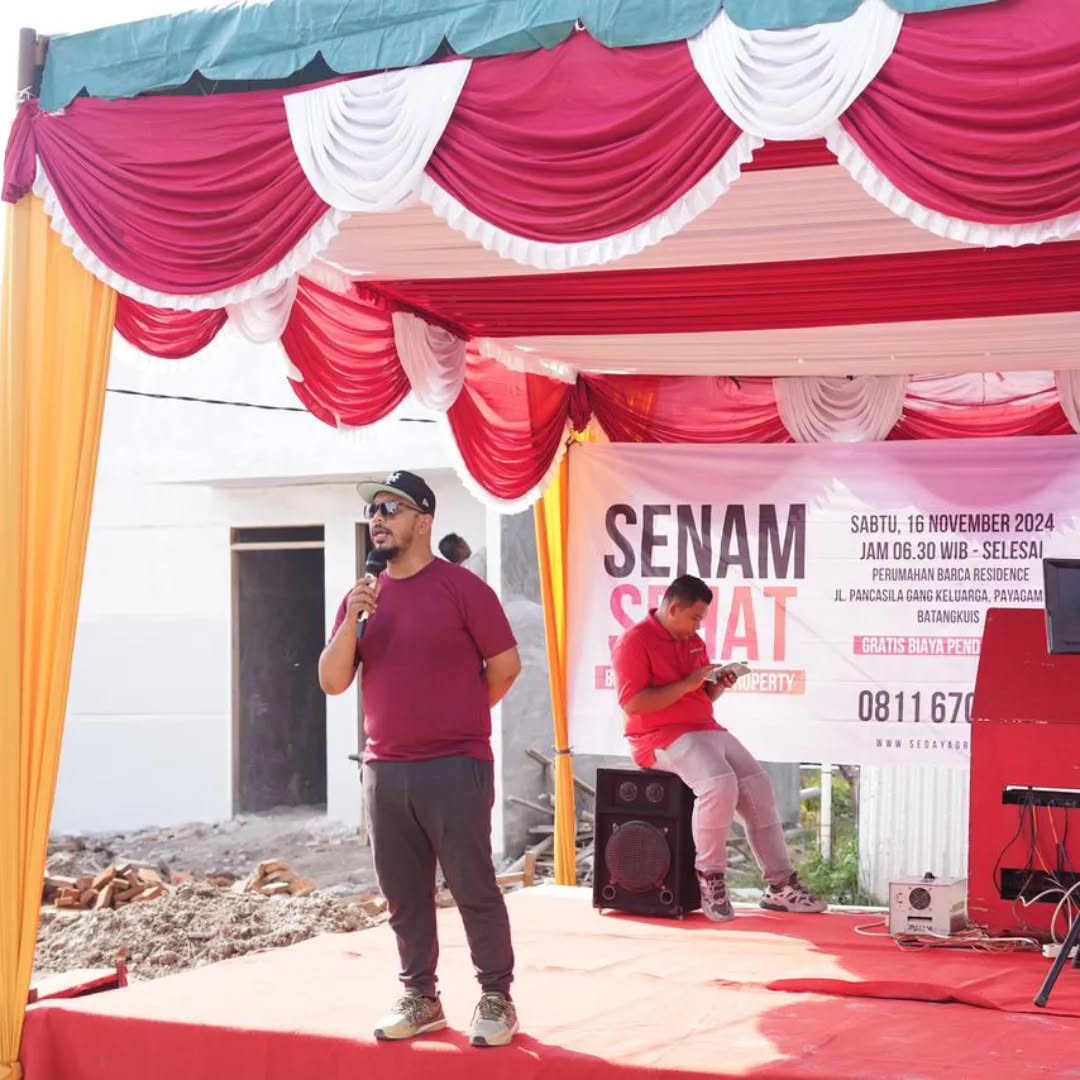 Perumahan Subsidi Sedaya Property, Sukses Gelar Senam Sehat Ajak Warga Hidup Sehat