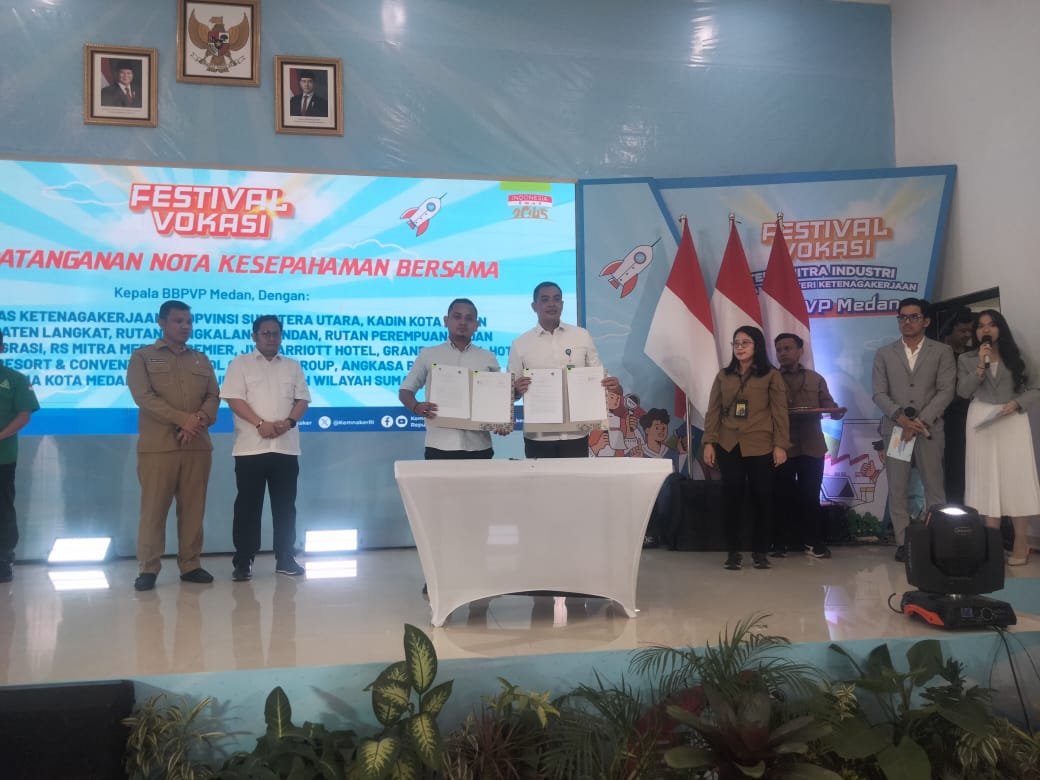 Pemuda Tabagsel Dan BBPVP Tandatangani Nota Kesepahaman Bidang Ketenagakerjaan 
