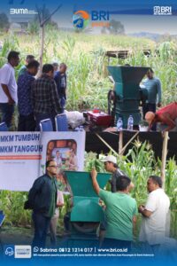 Dukung Ketahanan Pangan, BRI Sidikalang Beri Bantuan Alat Penggiling Jagung Ke Kelompok Tani