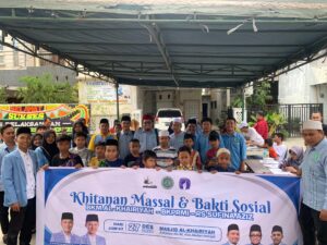Gelar Khitanan Massal & Bakti Sosial, BKPRMI Kota Medan Kolaborasi Dengan RS Sufina Azis, Baitul Mal Muamalat Serta BKM Al Khairiyah
