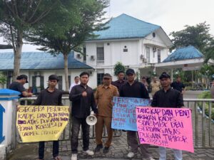 Dugaan Korupsi Dinas SDABMBK Deli Serdang, GEMPI Sumut Gelar Aksi Unjuk Rasa