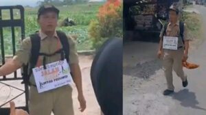 Pengakuan Andrianto Guru SMP Nazar Berjalan Kaki Lintas Provinsi Usai Dapat Mutasi