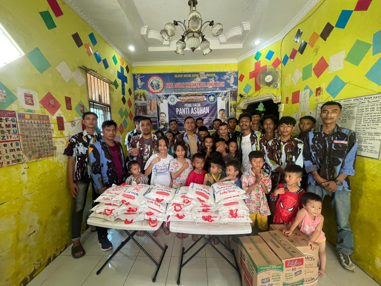 ‘Anak Yatim Adalah Aset Bangsa’, DPD Sapma IPK Deliserdang Terpanggil Berikan Bantuan Santunan Di Panti Asuhan Ervita 