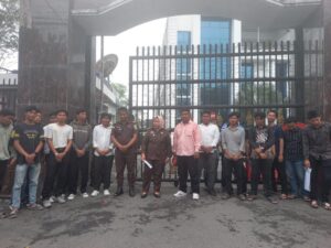 Puluhan Massa Fordisma Sumut Aksi Mengenai BAZNAS Kabupaten Batubara di Kejatisu