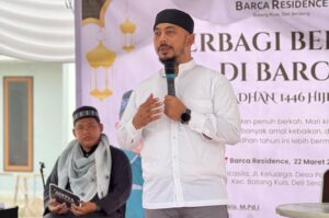 Perumahan Subsidi di Batang Kuis, Barca Residence Adakan Berbagi Berkah Ratusan Paket