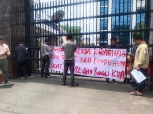 Aktivis GMPET-SU Gelar Aksi Damai Tuntut Penanganan Dugaan Pungli di Kemenag Kota Medan Ditindaklanjuti