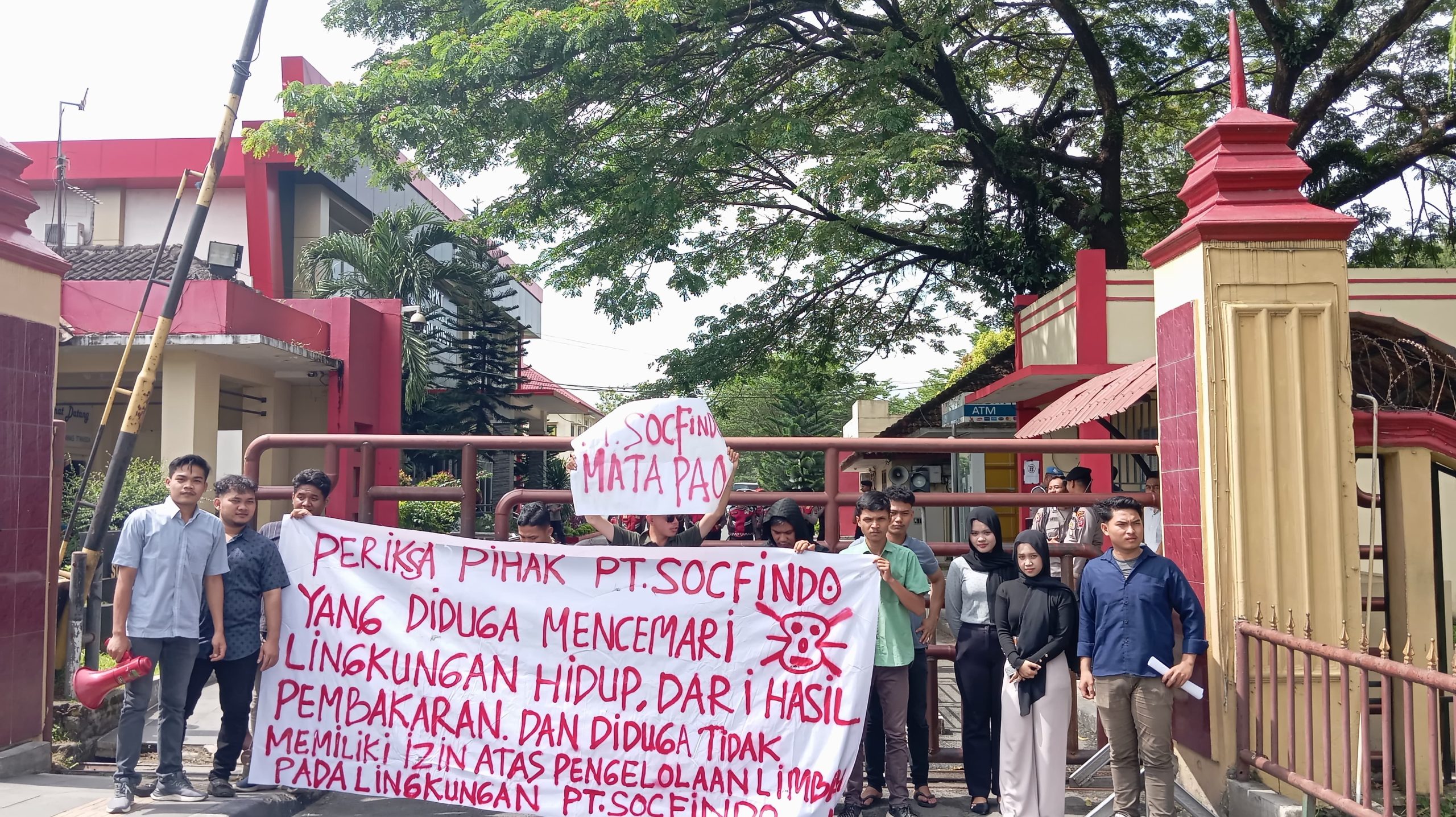 DPW ASPEMA Sumut Desak Polda Sumut Periksa PT Socfindo Matapao Terkait Dugaan Pecemaran Lingkungan