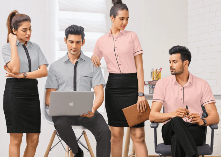 Model Seragam Kantor Modern yang Bikin Karyawan Lebih Stylish